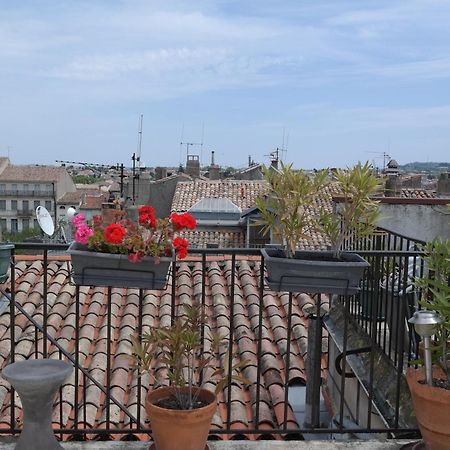 Penthouse Apartment Overlooking Place Carnot Каркасон Екстериор снимка